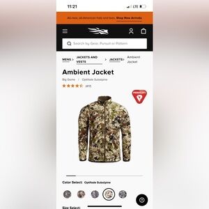 SITKA Ambient Jacket